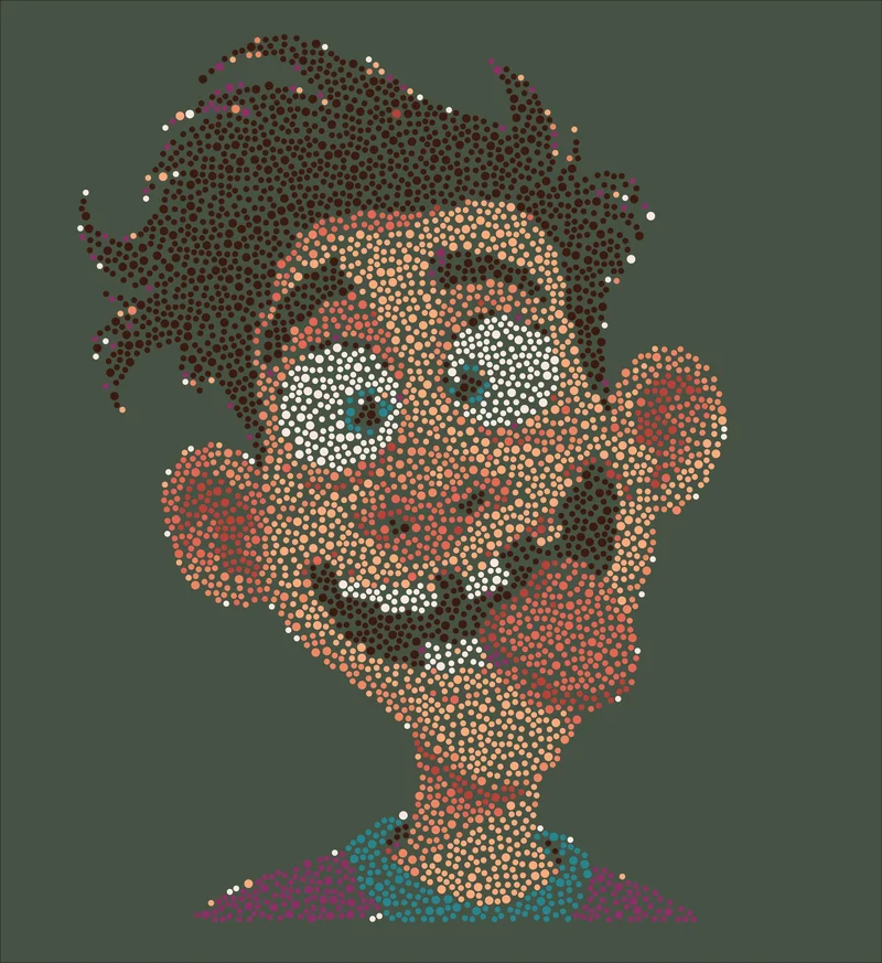 Exemplo de padrão de strass